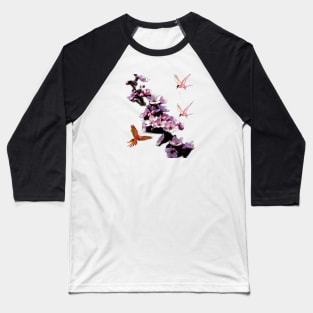 flowers anb birds art design. Baseball T-Shirt